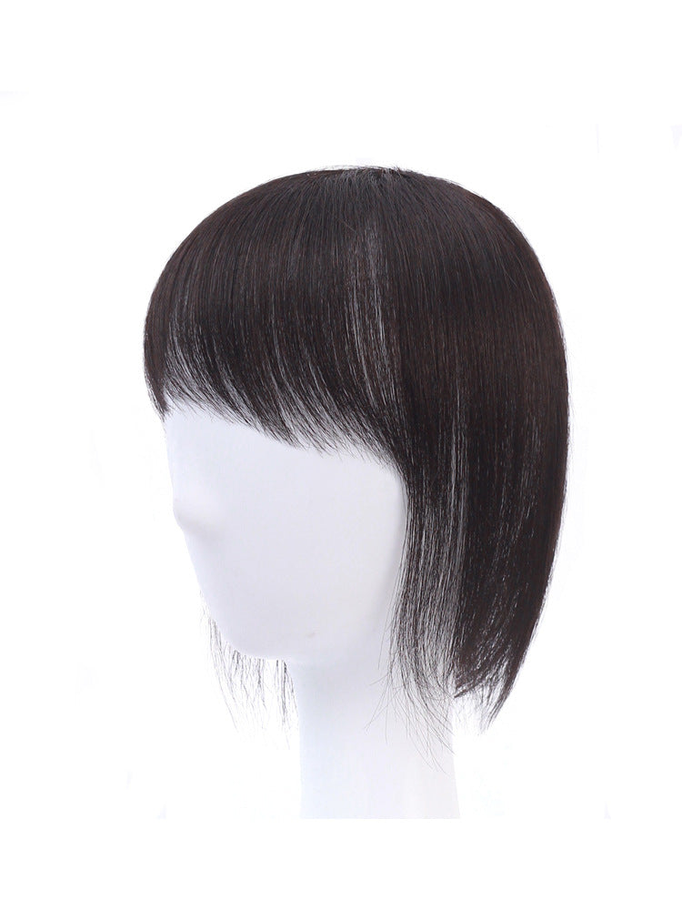 Top Supplementing Piece Patch Cover Set Straight Bangs Side Female Real Hair Wig