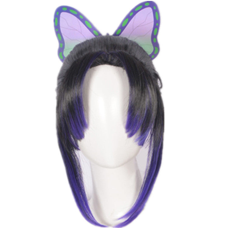 No Butterfly Bear Insect Column Headdress Available Ponytail Cos Wig