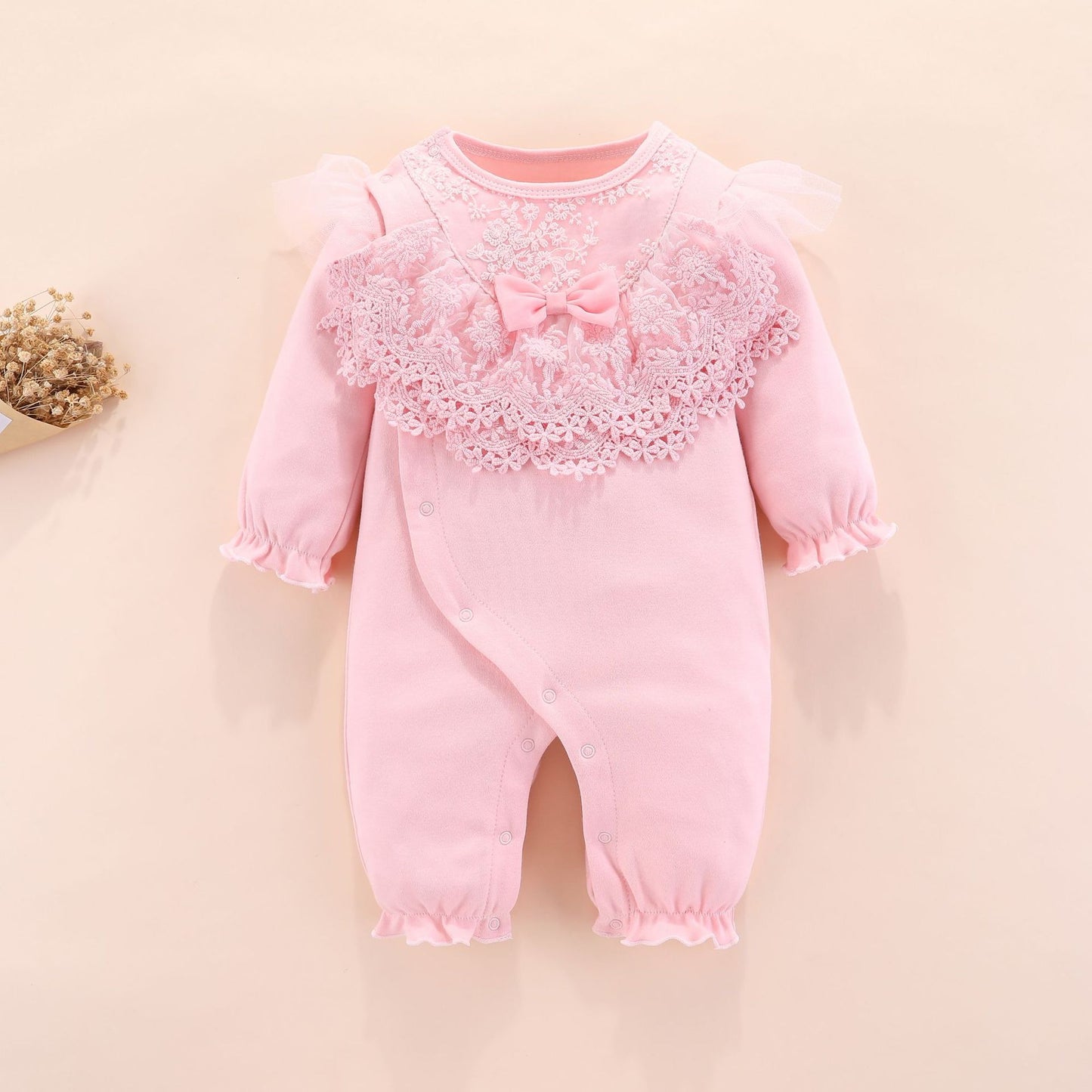 Children's One-piece Romper Princess Style Long Sleeve Jumpsuit, Climbing Suit
