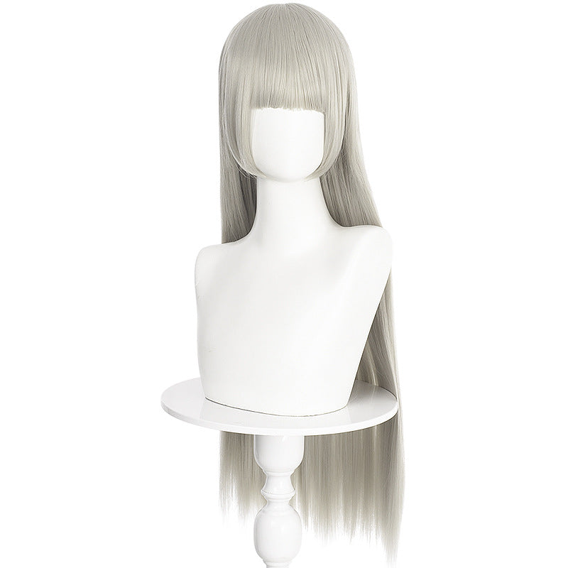 Gambler Second Peach Lily Fragrant Blue Cos Wig
