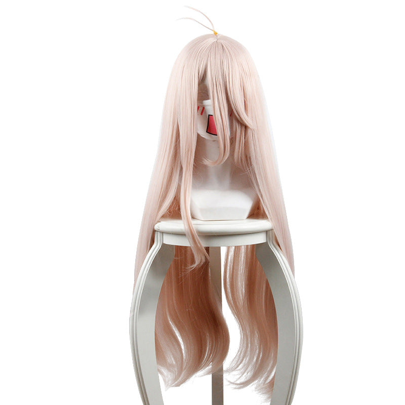 Wide Silk Entering Beautiful Rabbit Pink Long Hair Cos Wig