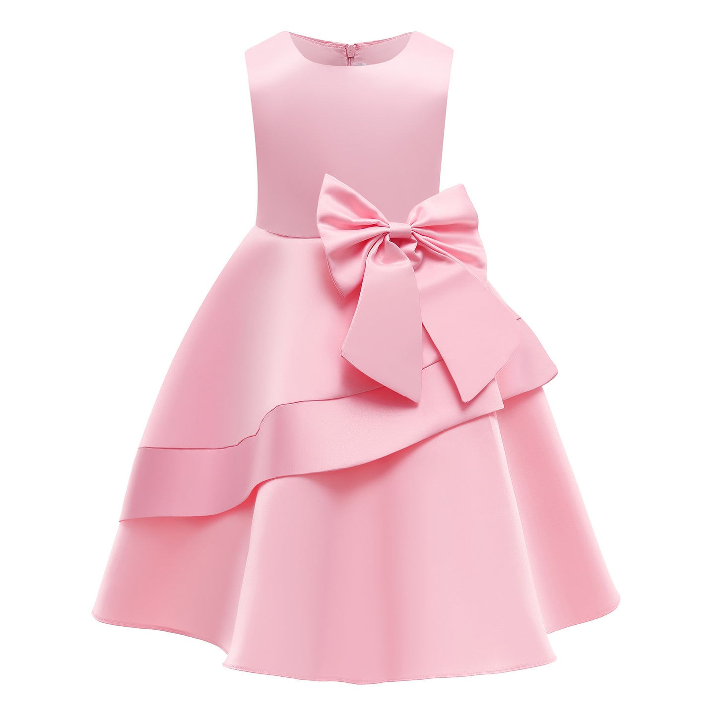 Performance Wear Mid-length Red Princess Shirt Children's Dress