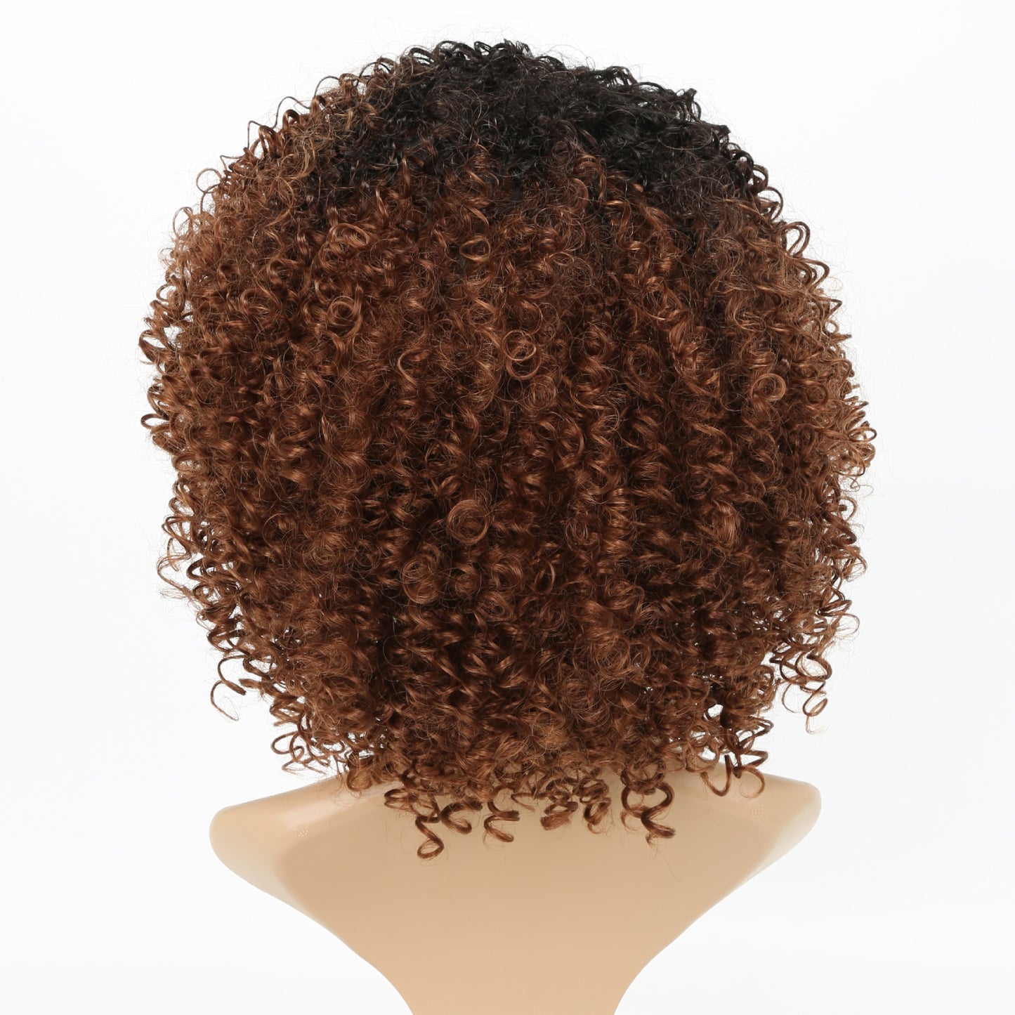African Small Hair Female Chemical Fiber Gradient Color Long Straight Wig