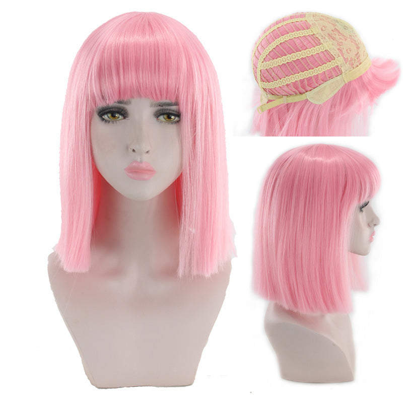 Fashion Dyed Gradient Anime Long Hair Cos Wig