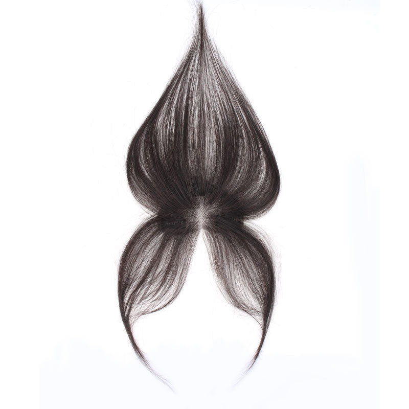 Fetal Hair Set Real Hand Woven Breathable Forehead Invisible Seamless Wig Bangs