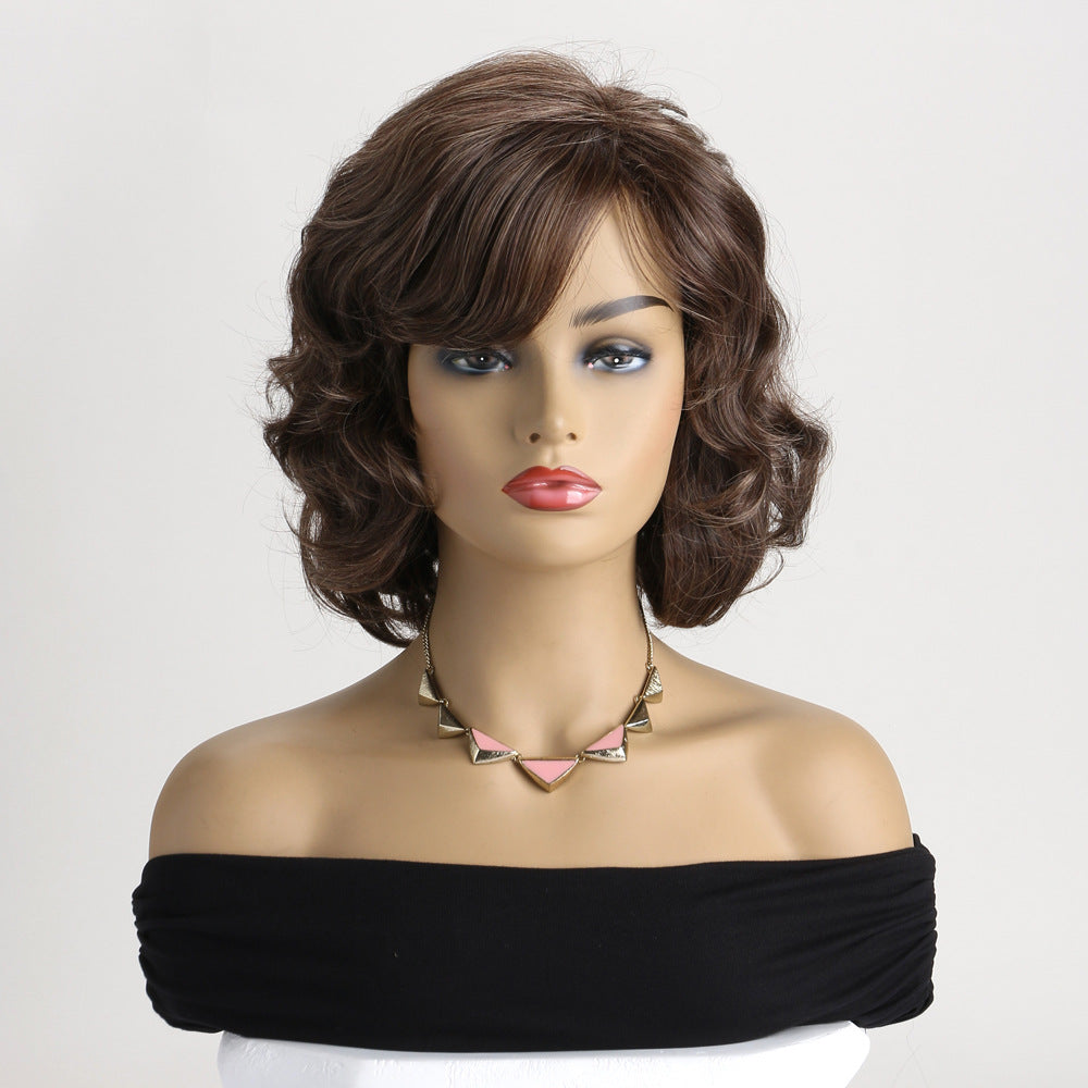 Comfortable New Women's Fashion Synthetic Wigs Wig Short Curly Hair