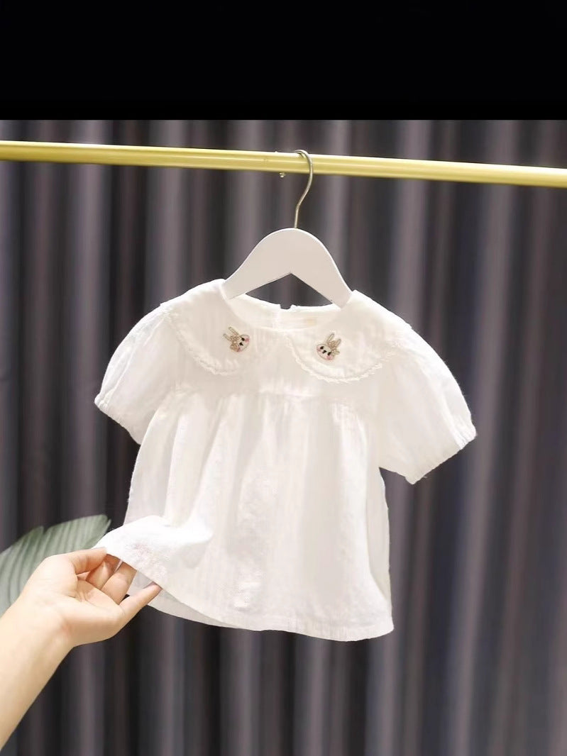 High-grade Jacquard For Summer Thin Breathable Children's Shirt
