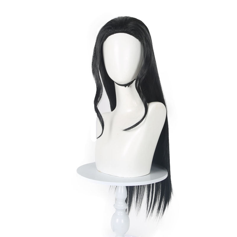 Nico Robin Big Back Head Black Long Cos Wig