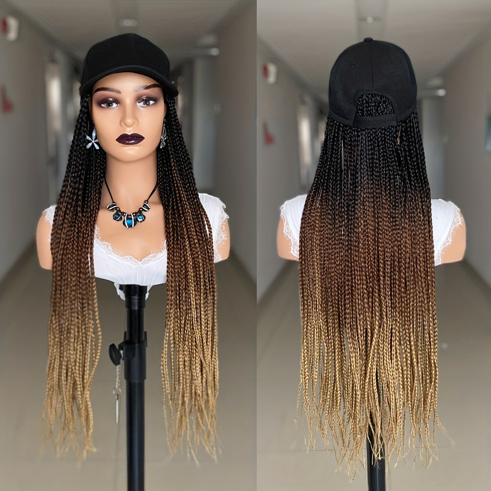 African Black Dreadlocks Hat Hand-woven Braid Other Wig