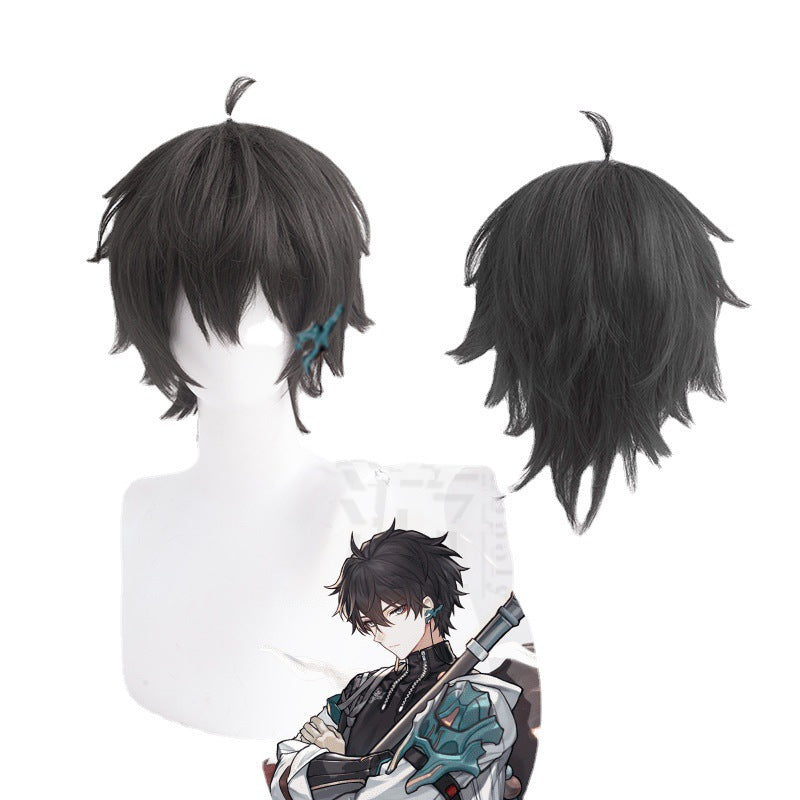 Broken Star Dome Railway Hair Top Short Cos Wig