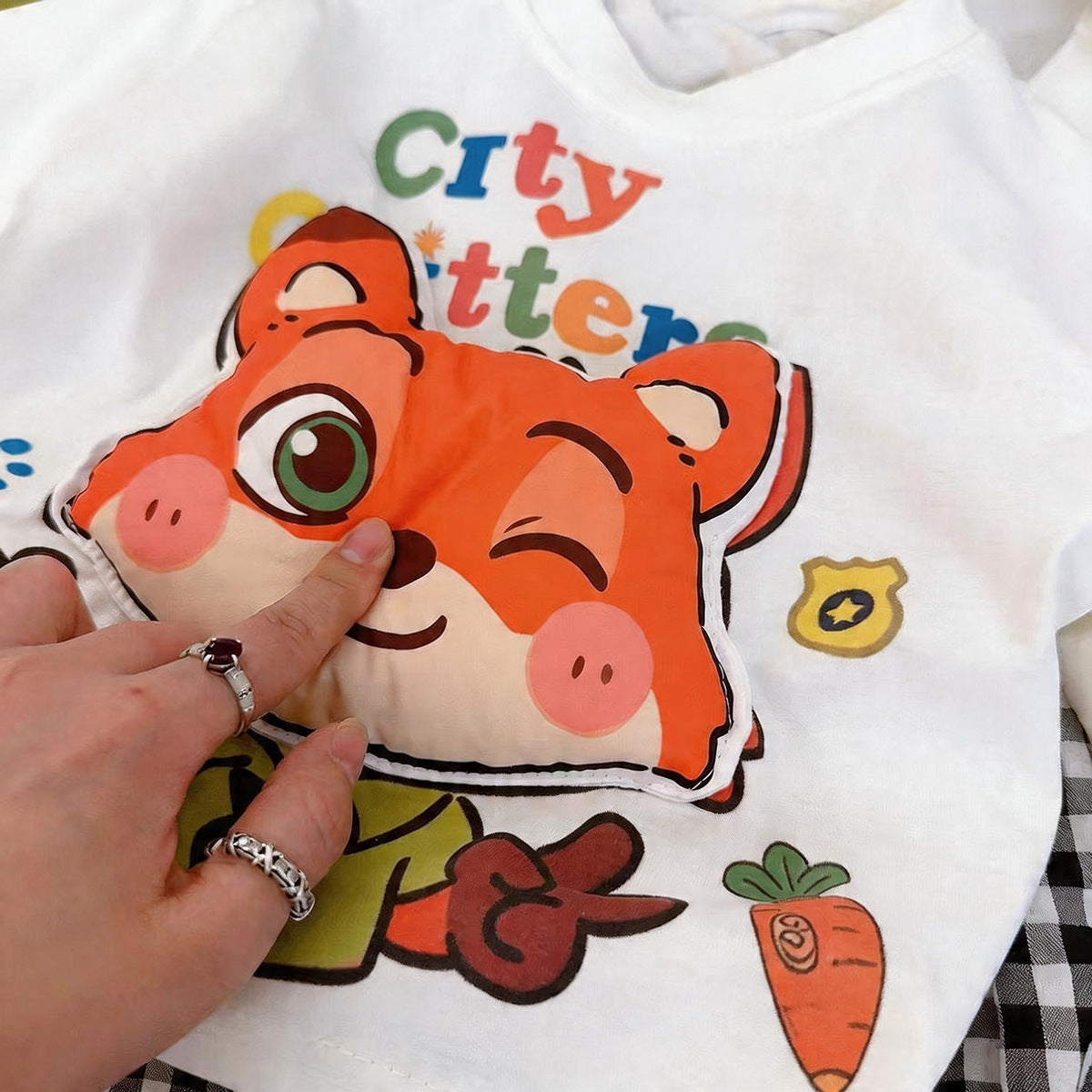 Children's Korean Boys Western Style Cute Loose Casual Children's T-shirt