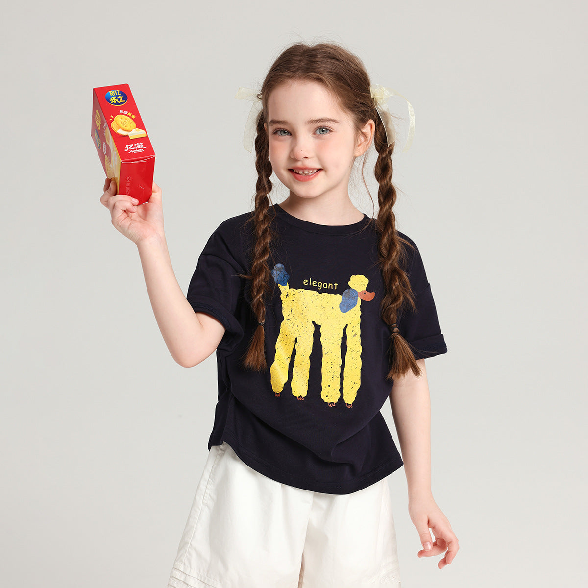 Children's Summer Cartoon Printed Korean Style Loose Short Children's T-shirt