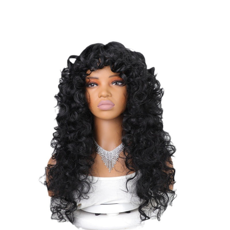 Curly Hair Fluffy Small Volume Chemical Wig Long Curls