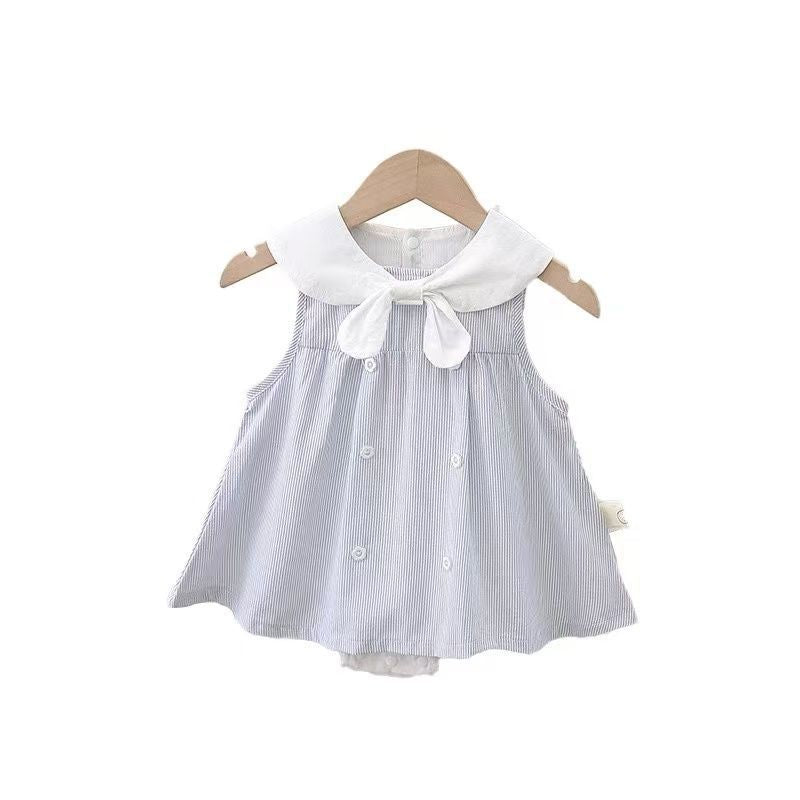 Thin Clothes For Babies Jumpsuit Bloomer With Skirt Princess Rompers Jumpsuit, Climbing Suit