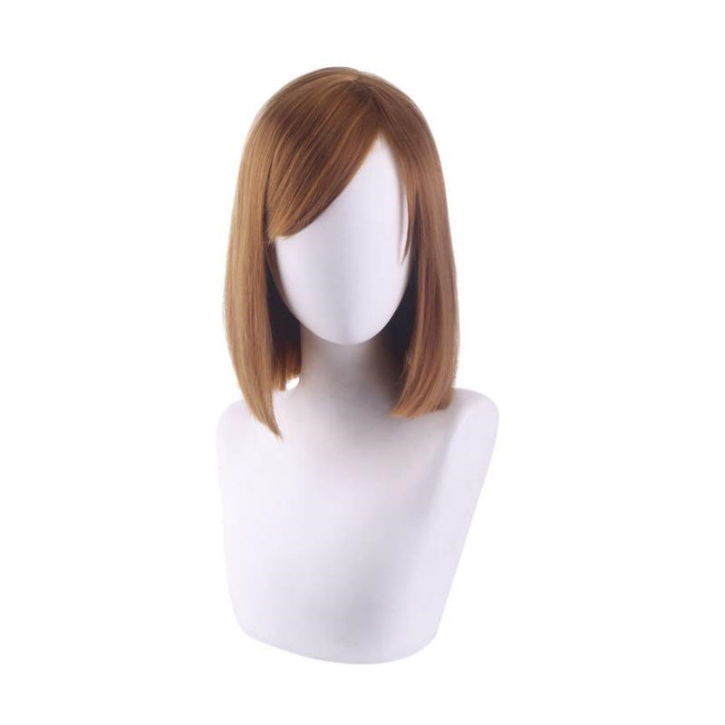 Cardamom Wild Rose Brown Short Hair Curse Back To War Cos Wig