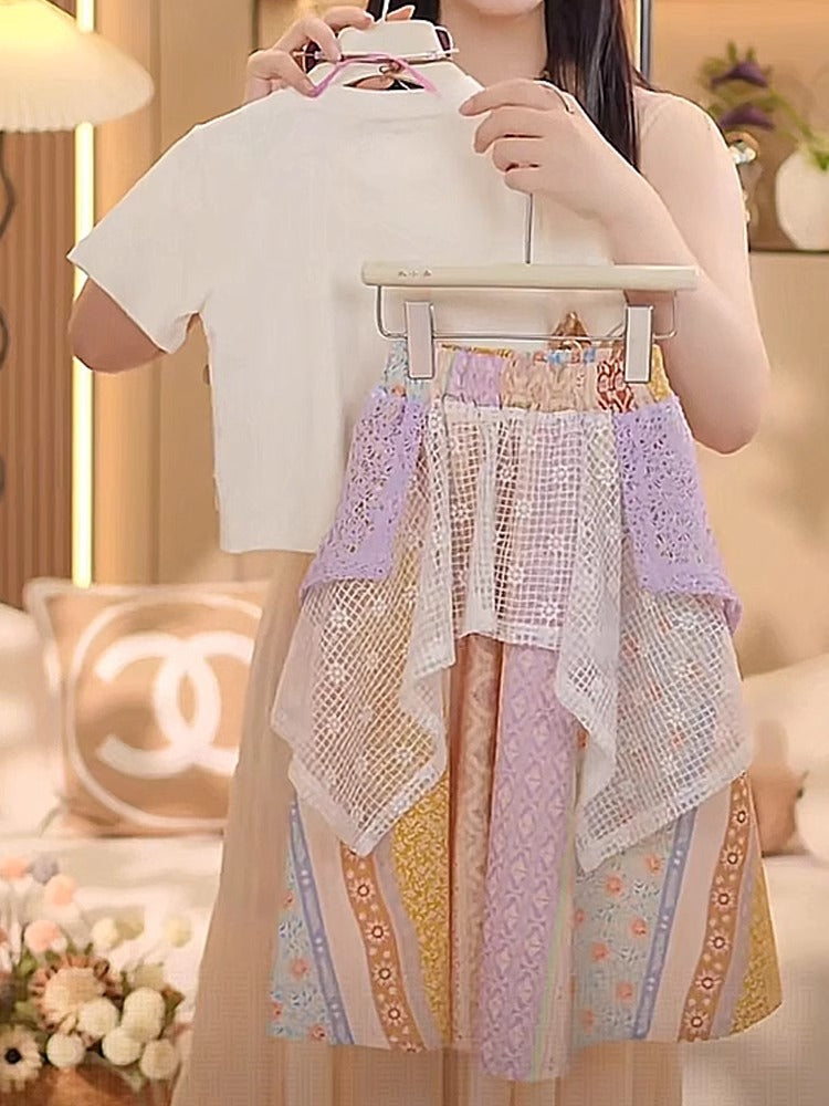 Children's Western Style Ethnic Skirt Two-piece Set Little Children's Suit