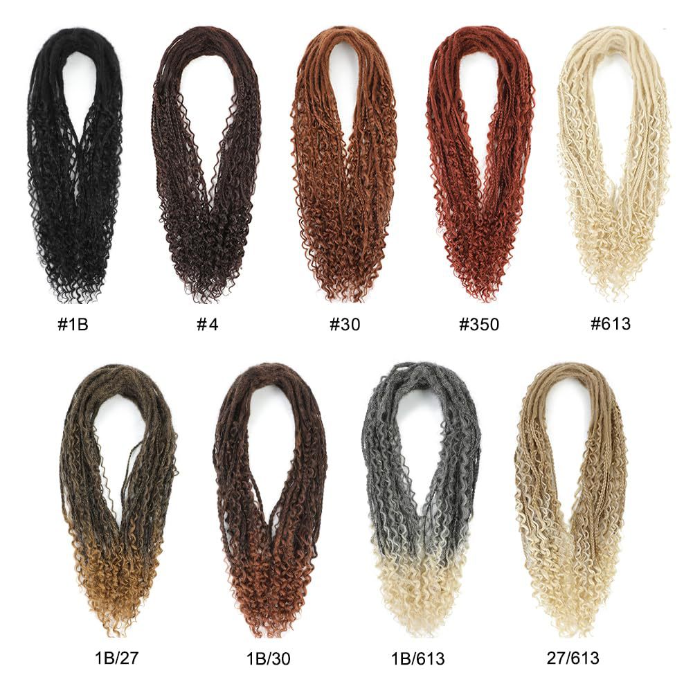 Braid Double Tail Rolled Three-strand Dreadlocks Wig Ponytail