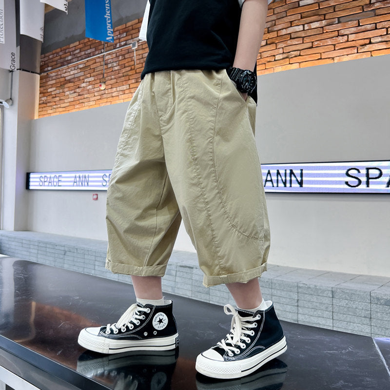 Children's Summer Casual Shorts Trendy Handsome Fashionable Clothing Boy's Fried Street Children's Pants