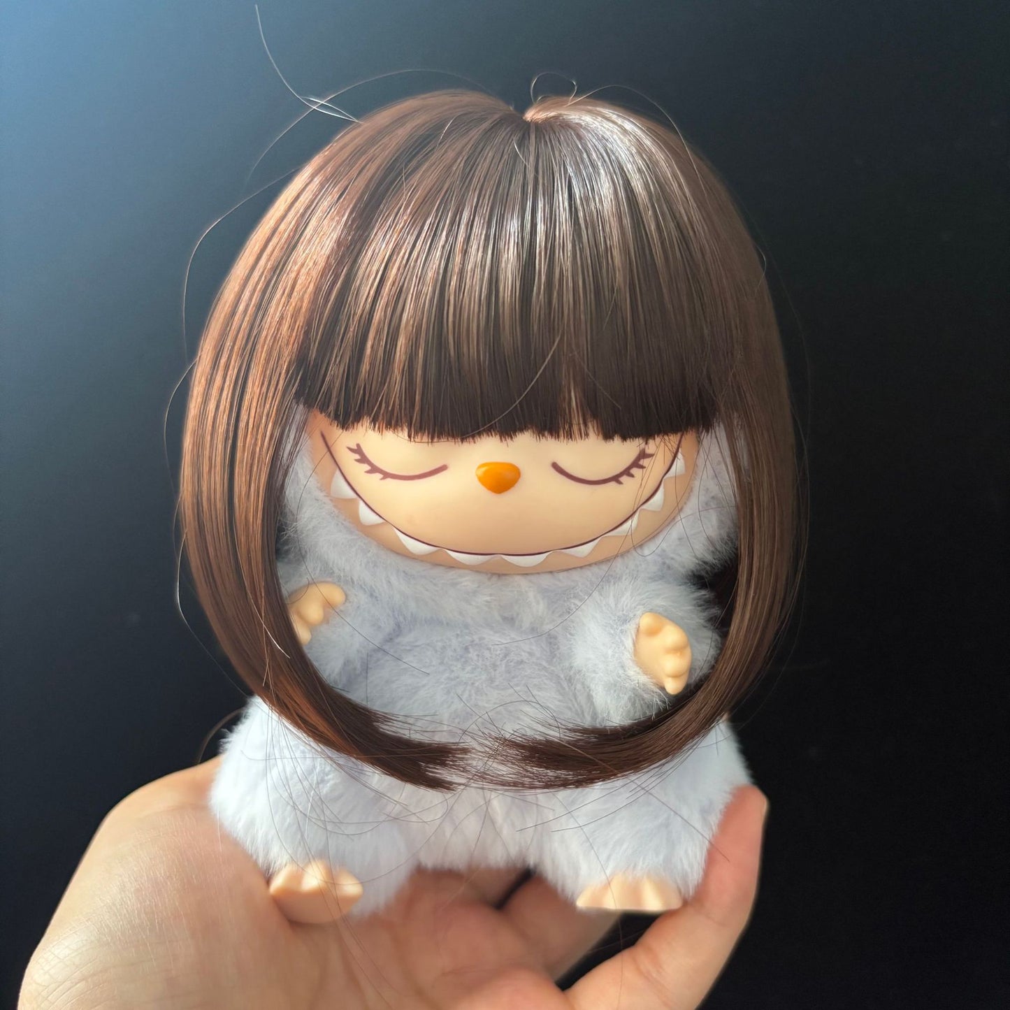Soft Silk Automobiles Curtain Cloth Sheath Cute Cos Wig