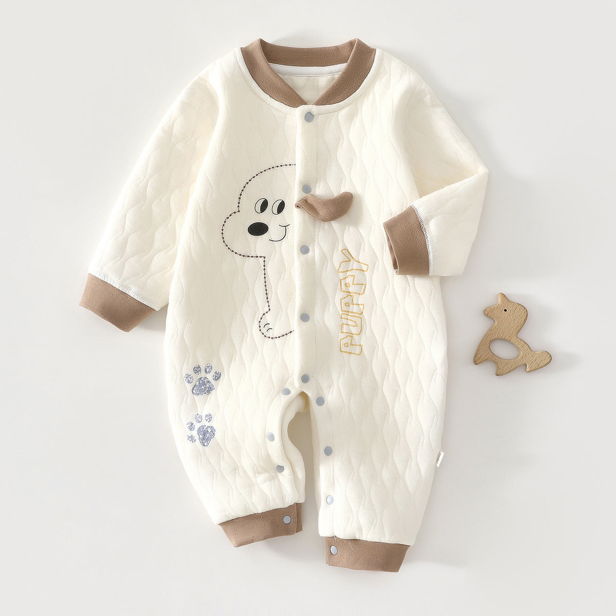 Thickening Quilted Born Jumpsuit Warm Class Jumpsuit, Climbing Suit