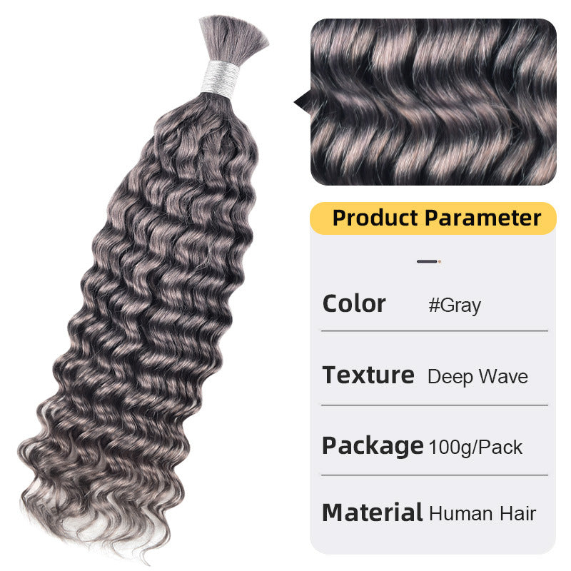 Elegant Dirty Braid Turn Human Vietnam Real Hair Wig