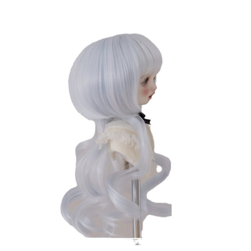 Ye Straight Bangs Jellyfish Head Long Curly Hair Points Soft Other Wig