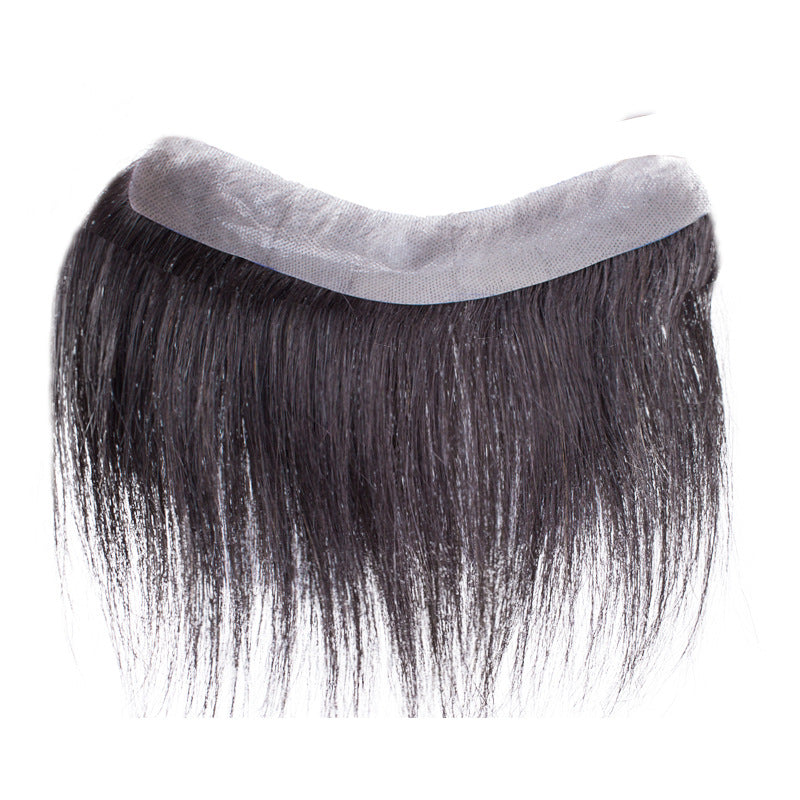 Men's Hairline With Forehead Hair Supplementing Piece Men's Wig