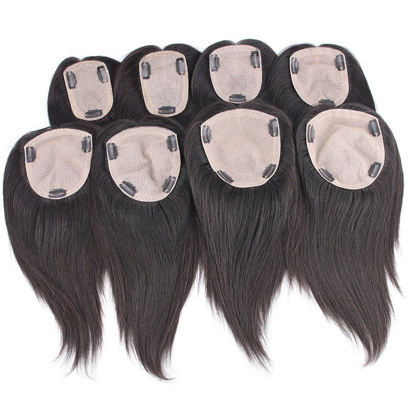 Braid Increase Volume Fluffy Cover Gray Wig