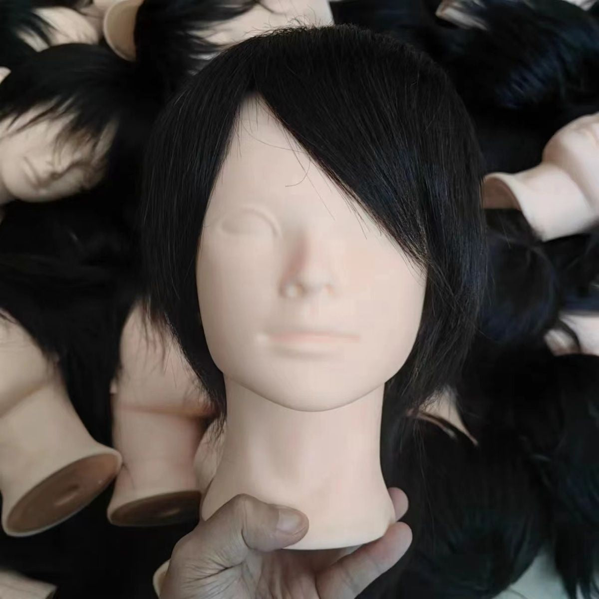 Real Hair Doll Hairstyle Practice Hot Dyeing Other Wig