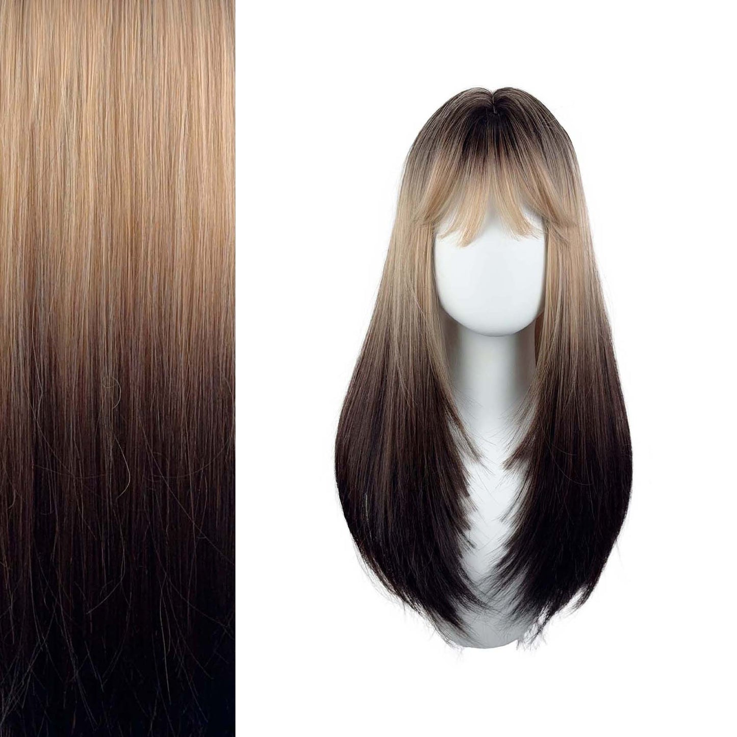 Korean Style High Level Hair Seamless Long Straight Wig