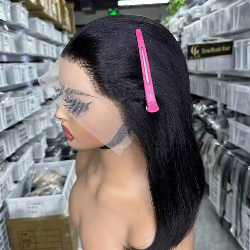 Wave Fiber Chemical Can Be Used To Roll The Whole Wig Short Straight Hair