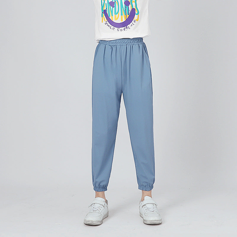 Children's Sports Anti Mosquito Medium Large Thin Children's Pants