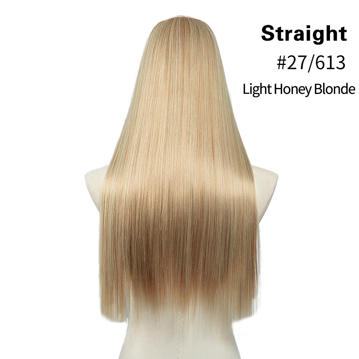 Female Chemical Fiber Simulation U-shaped Half Headgear Seamless Wig