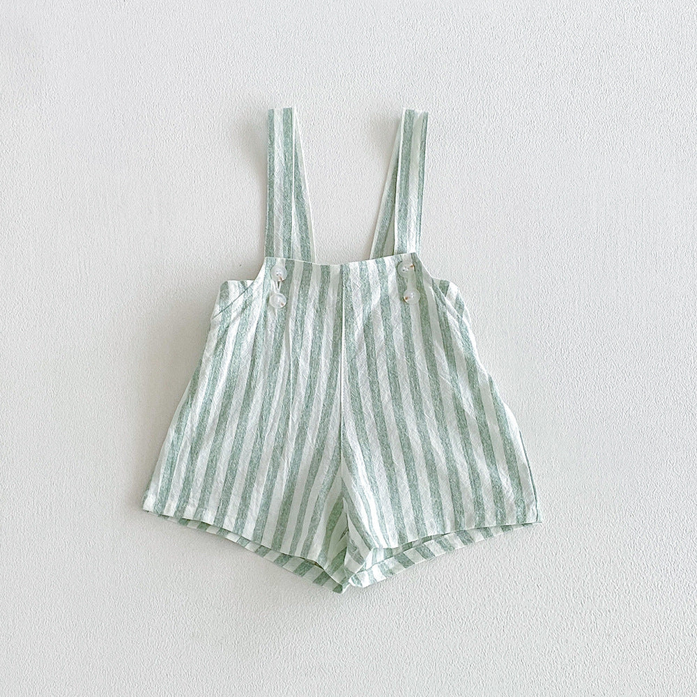 Children's Pants Spring Infant Corduroy Plaid Boys Jumpsuit, Climbing Suit