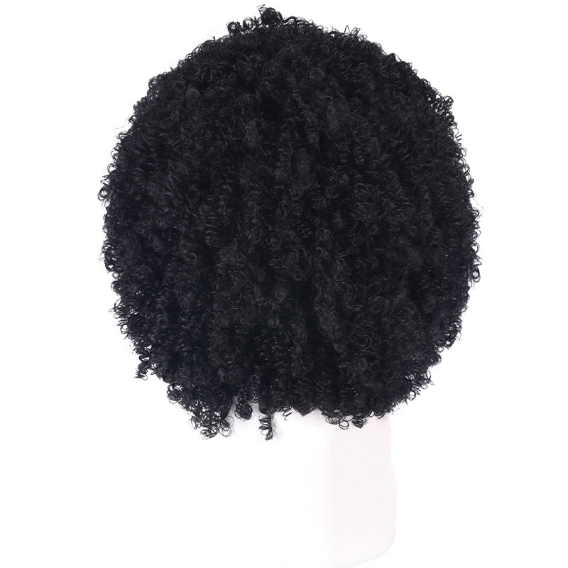 Lord One Piece Nose Song Brook Black Afro Fluffy Cos Wig