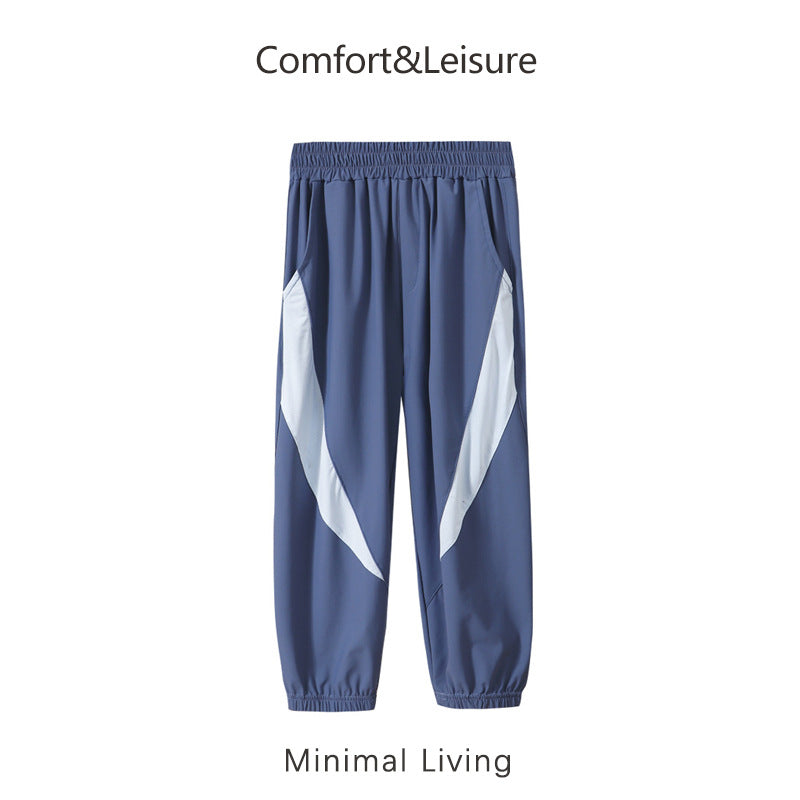 Children's Summer Thin Breathable Ice Silk Leggings Anti Children's Pants