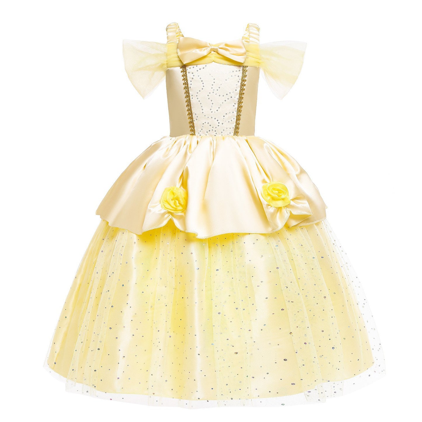 Children's Belle Princess Beauty Beast Bell Halloween Clothing Host Performance Children's Dress