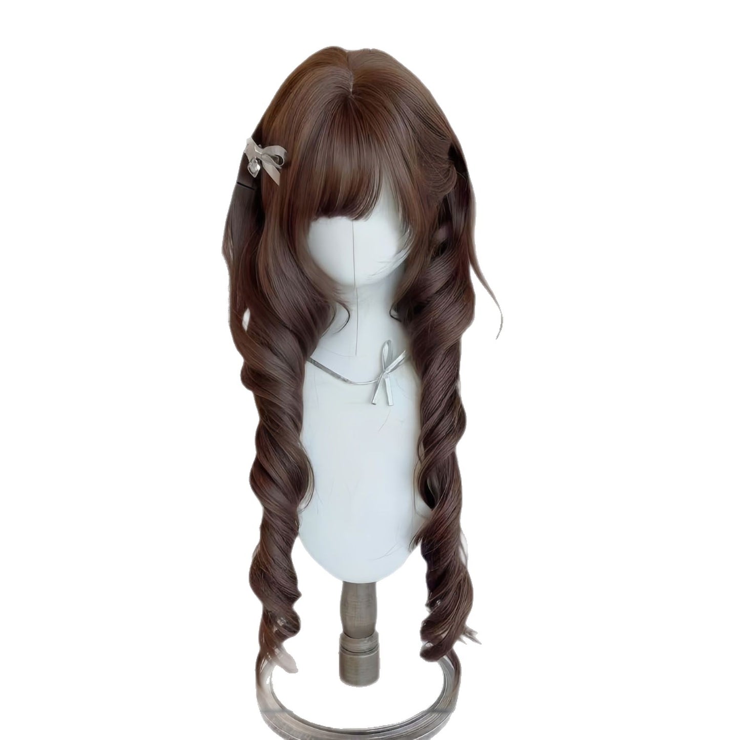 Jellyfish Head Curly Hair Daily Beauty Repair Roman Roll Princess Wig Long Curls