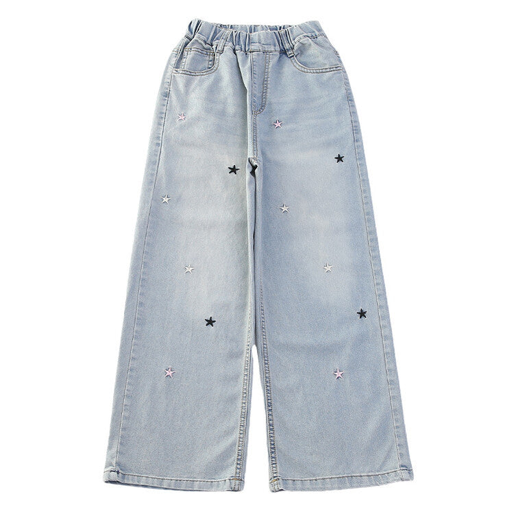 Summer Western Style Medium Big Fashionable Thin Children's Pants