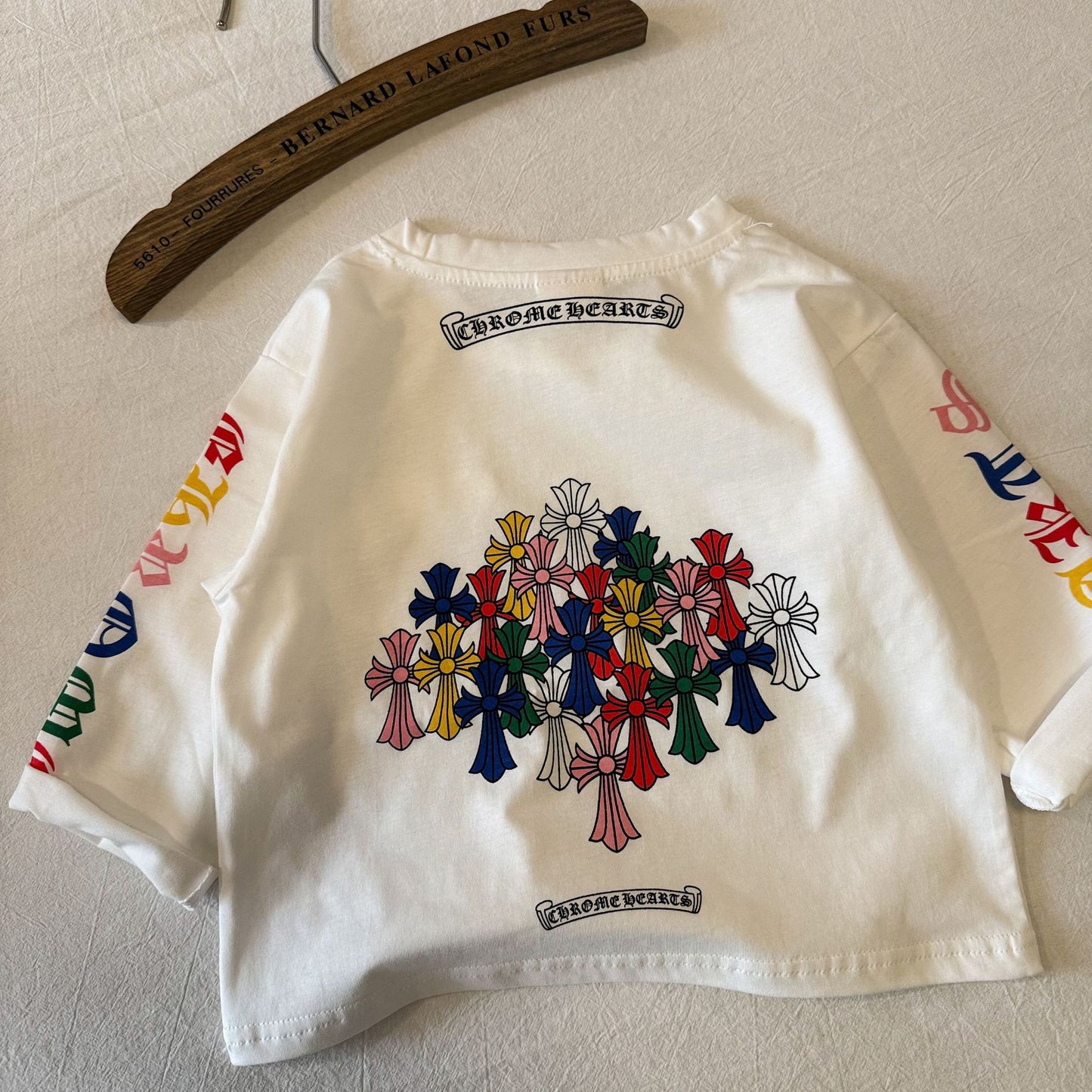 Men's & Children's Spring Korean Round Neck Top Little Children's T-shirt