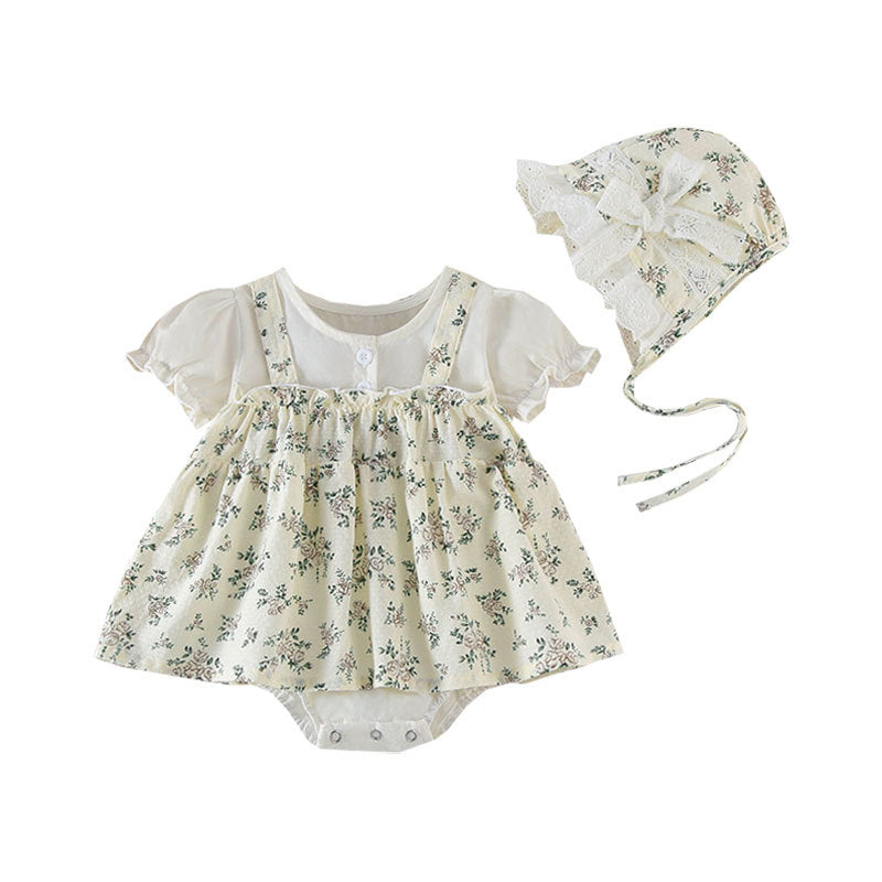 Princess Super Cute Thin Jumpsuit Printing Short Jumpsuit, Climbing Suit