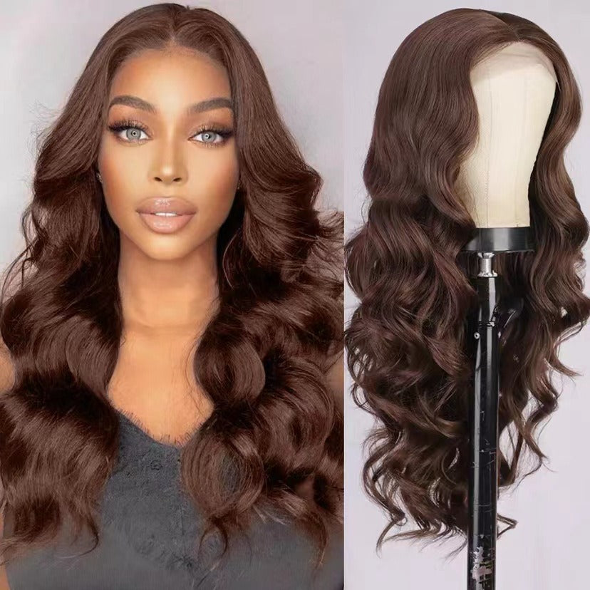 Curly Female Fashion Hot Big Wave Wig Long Curls