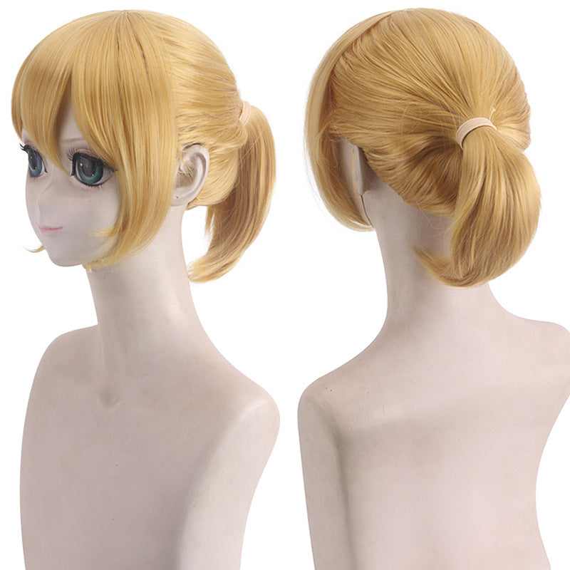 Mirror Sound Simulation Sister Lengthened Board Double Son Meltdown Bell Cos Wig