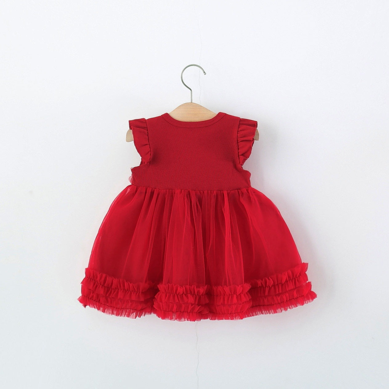 Children's Autumn Long Sleeve Mesh Princess Skirt One Year Children's Dress