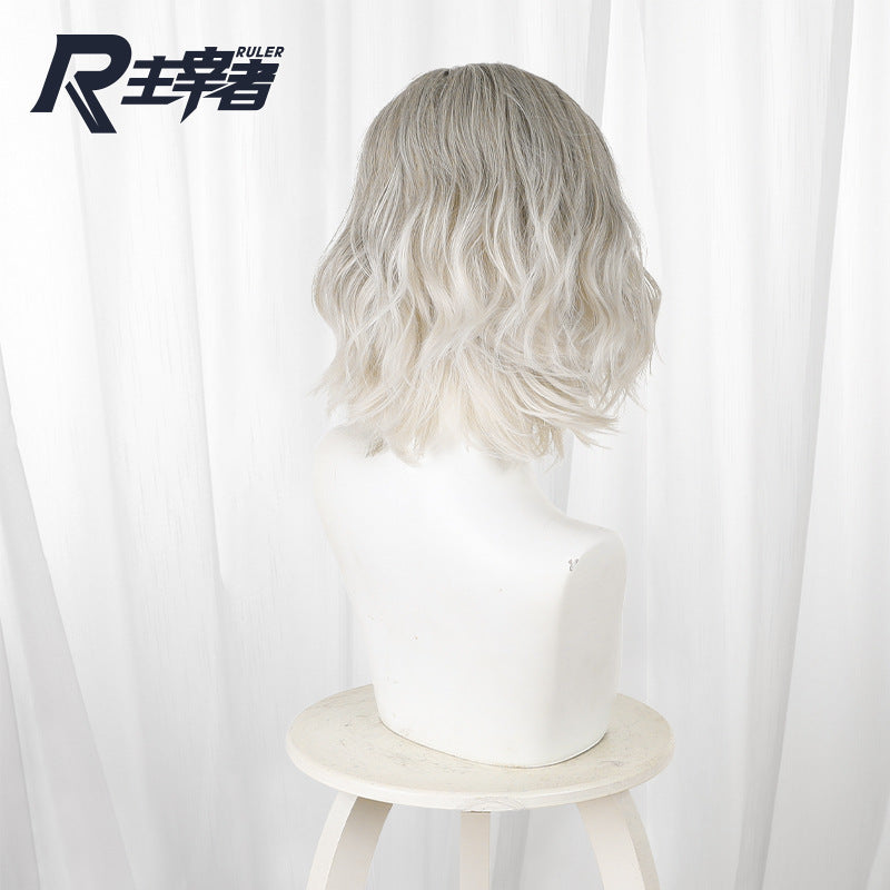 Resident Evil Requiem Grace Platinum Color Gradient Side Cos Wig