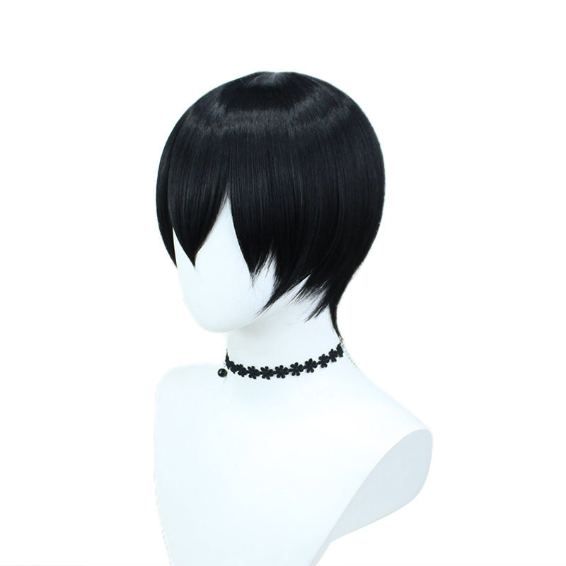 Feeling Face Repair Fiber Hair Short Scalp Cos Wig