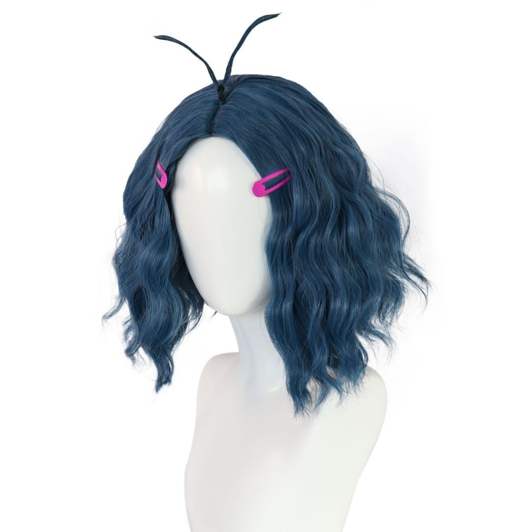 Mu Haze Blue Water Ripple Dull Hair Cos Wig