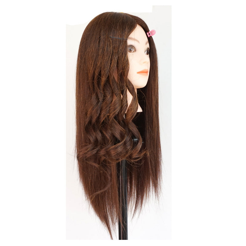 Braided Hair Updo Practice Apprentice Doll Hairstyle Type Model Hot Long Straight Wig