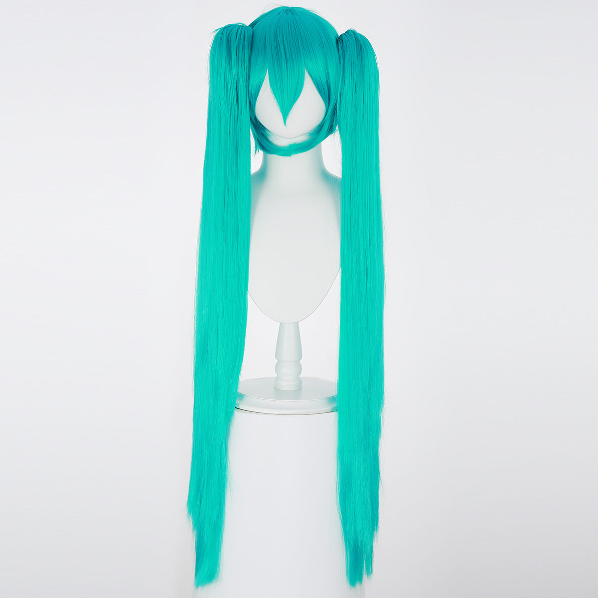 Blue Gradient White Snow Pairs Ponytail Cos Wig