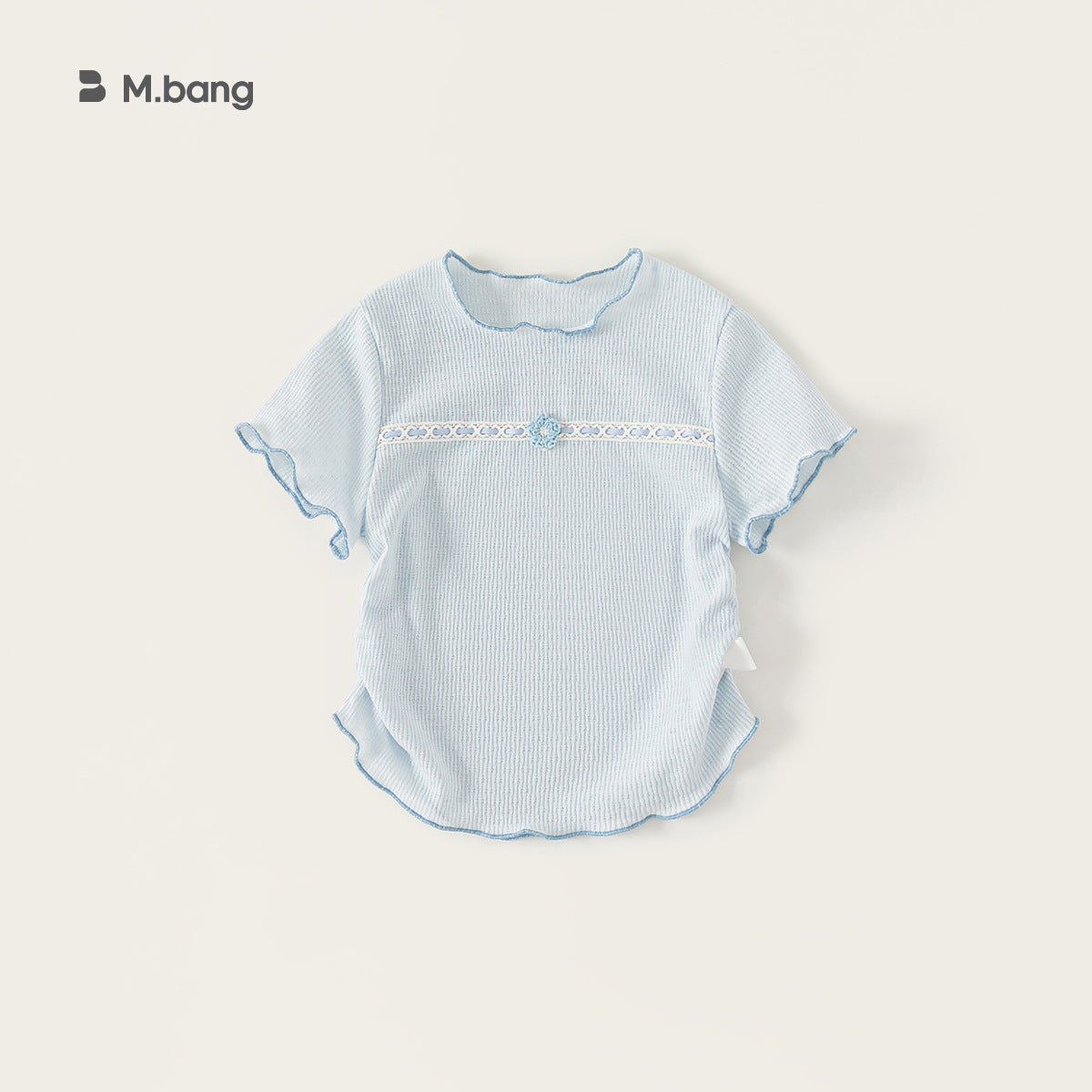 Children's Woven Clothing Clothes Korean Style Summer T-shirt Jeans Two-piece Set Children's Suit